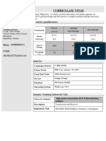 Curriculam Vitae: Academic Qualifications