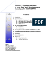 MSC/CONSTRUCT - Topology and Shape Optimization of Large Real World Structures Using The Distributed Parallel MSC/NASTRAN