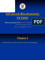 Lecture 1. Advanced Biochemistry. Introduction.