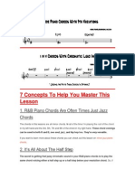 7 Concepts To Help You Master This Lesson: 1. R&B Piano Chords Are Often Times Just Jazz Chords