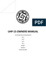 UHP 15 Manual