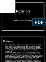 Resistors: Resistor Color Coding