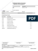 Course Registration Report