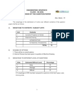 CBSE Class 12 Engineering Graphics Sample Paper-01 (For 2012)