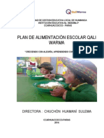 Plan Qaliwarma 2014