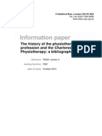 CSP pd021 History Physiotherapy Profession Bibliography v3 2012 PDF