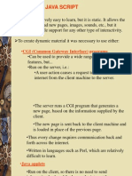 Java Script: - CGI (Common Gateway Interface) Programs