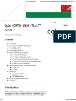 Configure The NTP Server