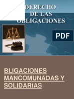 Obligaciones Mancomunadas y Solidarias