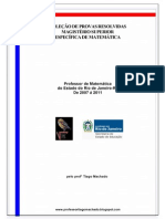 Magistério Estado Do Rio de Janeiro 2007 A 2011 - Provas Resolvidas.