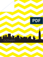 GOTHAM: A Typographical Study