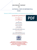 Differential Gear System Mini Project - Report