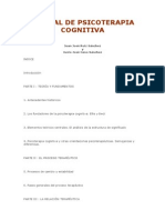 Manual de Psicoterapia Cognitiva y El Proceso Psicoterapeutico-1