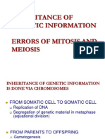 Errors of Mitosis and Meiosis