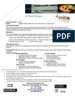 Civil 3D Road Design
