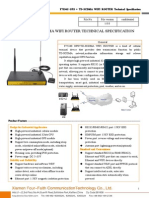 f7534s Gps+Td-scdma Wifi Router Technical Specification