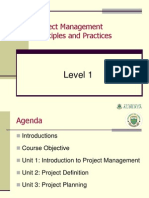 Project Management Principles and Practice