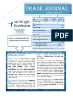 Daily Trade Journal - 22.04.2014