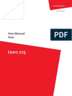 Ineo 215: User Manual Scan