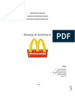 Strategia de Marketing La MC Donalds