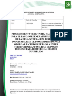 Doc. 576 PROCEDIMIENTO TRIBUTARIO. FACILIDADES PARA EL PAGO. ÓRDENES ADMINISTRATIVAS DE LA DIAN. NATURALEZA JURÍDICA. INAPLICABILIDAD DE PROCEDIMIENTO PARA OTORGAR FACILIDAD DE PAGO A ENTES TERRITORIALES.pdf