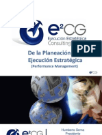 De La Planeacion A La Ejecucion Estrategica