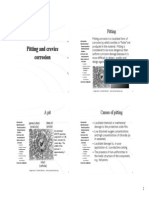 Pitting Crevice Corrosion