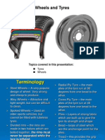 Wheels and Tyres: Topics Covered in This Presentation