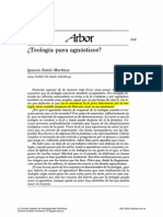 ¿Teología para Agnósticos? Ignacio Sotelo Martínez