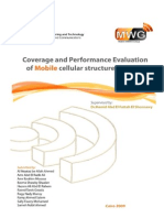 Coverage and Performance Evaluation of Mobile Cellular Structured WiMAX