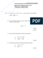 Revision - Final Exam Math 4