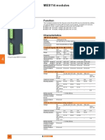 MES114 Modules: Logic Input / Output Modules