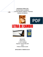 Analisis de La Letra de Cambio