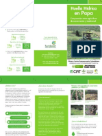 Huella Hídrica en Papa. Comparación Entre Agricultura de Conservación y Tradicional