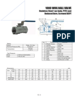 1000 Wog Ball Valve