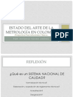 Estado Del Arte de La Metrología en Colombia