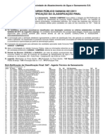 Classificação Concurso Sanasa Campinas