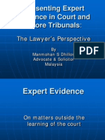 Expert Evidence