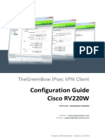 Cisco RV220-W VPN Router & GreenBow IPsec VPN Software Configuration