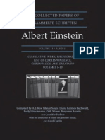 The Collected Papers of Albert Einstein Volume 11 Cumulative Index Bibliography List of Correspondence Chronology and Errata To Volumes 1 10