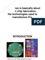 Lecture 1 IC Fabrication Technology History