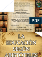 Educación Según Aristóteles