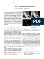 Robust Odometry Estimation For RGB-D Cameras: Christian Kerl, J Urgen Sturm, and Daniel Cremers