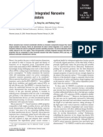 Silicon Vertically Integrated Nanowire Field Effect Transistors