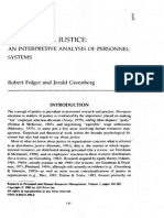 2.3 Procedural Justice An Interpretive Analysis of Personnel Systems