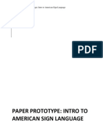 Paper Prototype