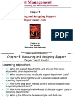 Measuring and Assigning Support Department Costs