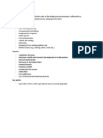 Land Degradation Notes