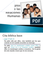 Principios Bíblicos de Las Relaciones Humanas