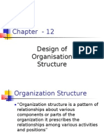 Chapter - 12: Design of Organisation Structure